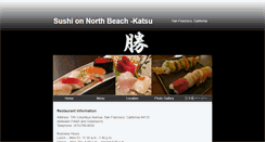 Desktop Screenshot of northbeachsushi.com